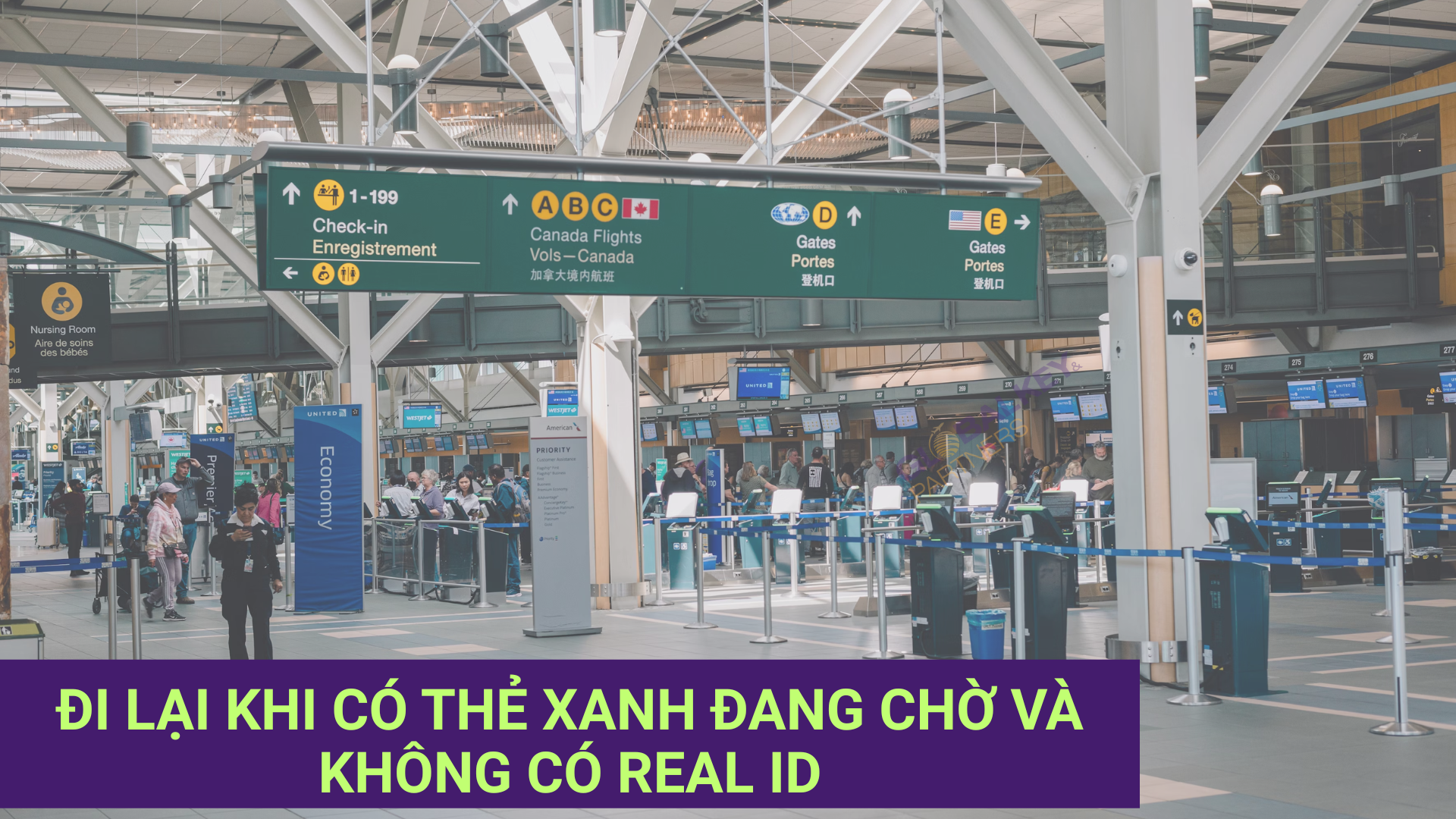 Đi lại trong nước Mỹ khi đang Chờ Thẻ Xanh và Không có REAL ID Đi lại trong nước Mỹ khi đang Chờ Thẻ Xanh và Không có REAL ID